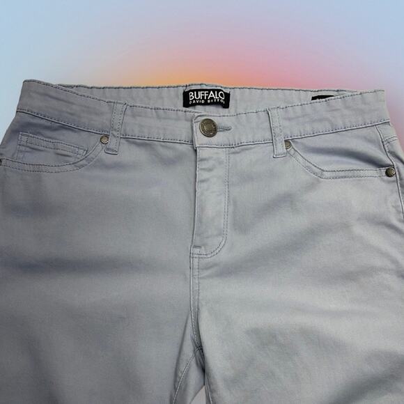 BUFFALO Women’s 6/28 Light Blue DAILY Mid Rise Stretch Skinny Ankle - Picture 1 of 4